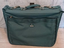 Samsonite Profile Carry-On Garment Suit Folding Travel Bag Hanging Dark Green