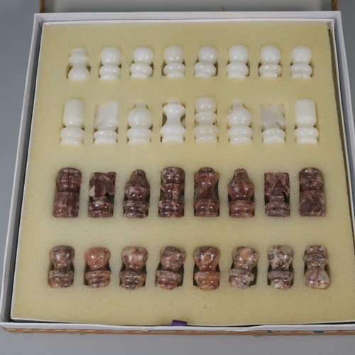 Vintage natural stone chess - natural,
