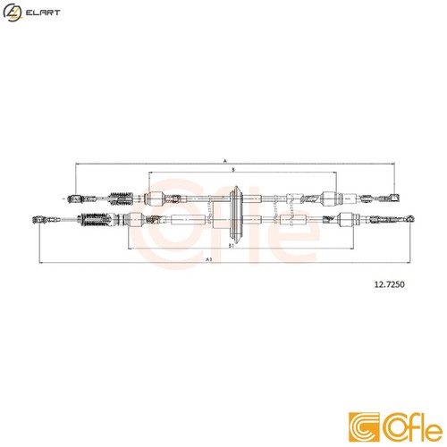 Cable pull manual - cable, transmission