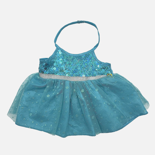 Build bear teal sequin - a,