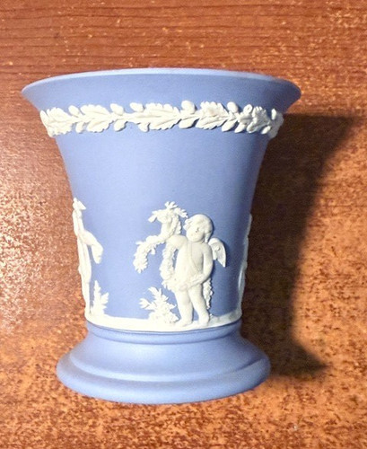 Vintage jasper pale blue posy - jasper,