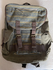 Toms X National Geographic Drawstring Backpack Big Cat Safari Heavy Canvas