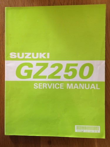 Suzuki gz250 workshop - ,
