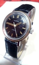 Vintage wristwatch Wostok. Caliber 2409A. 17 stones. black dial. USSR. servis!