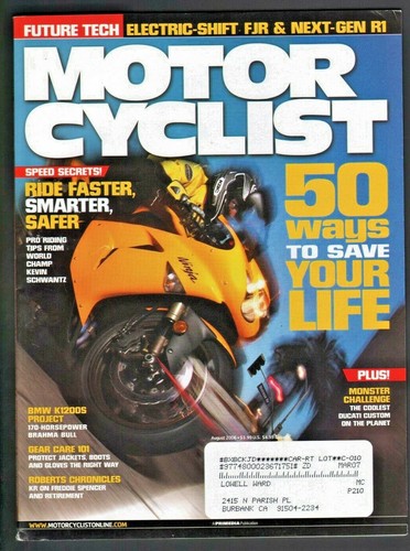2006 august motorcyclist - august,