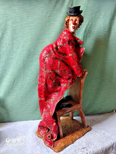 Large clown figure chair - clown,