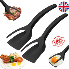 2-in-1 Spatula Tongs Turner |