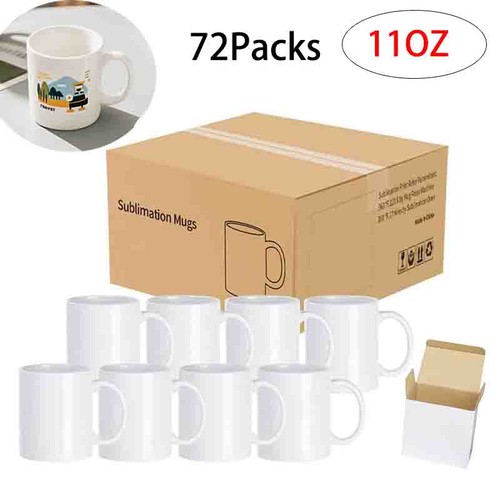 72x sublimation mugs 11oz - mugs,
