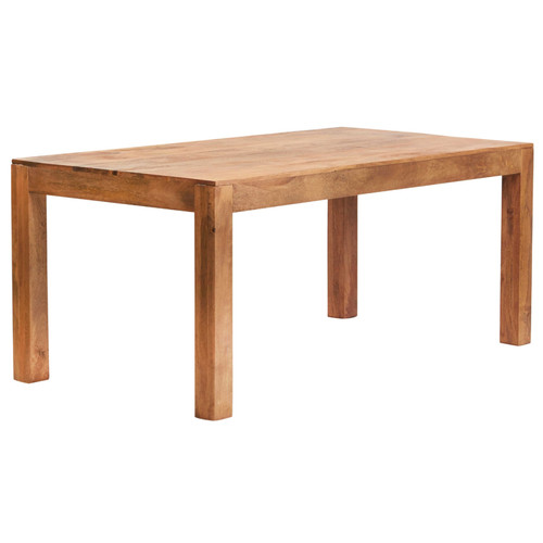 Dining table brown mango - dining,