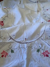 Large Spanish Hand Embroidered