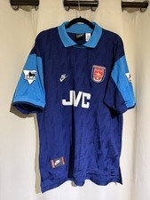 Authentic Original Nike Arsenal 1994/1995 Away Shirt Mens XL Wright 8 IMMACULATE