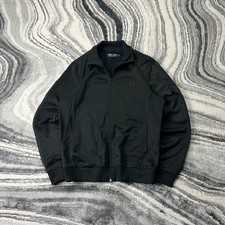 Vintage Fred Perry Full Zip Size Medium Black Funnel Neck Tracksuit Track Jacket