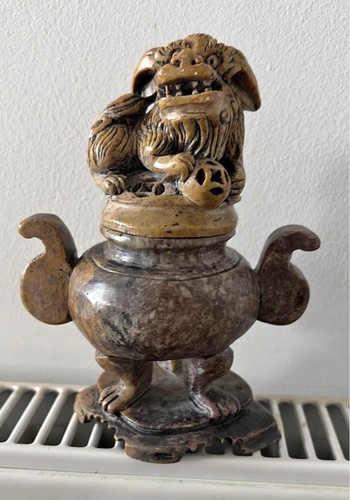 Chinese soapstone incense - soapstone,