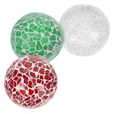 3pcs Glass Sphere Decorative