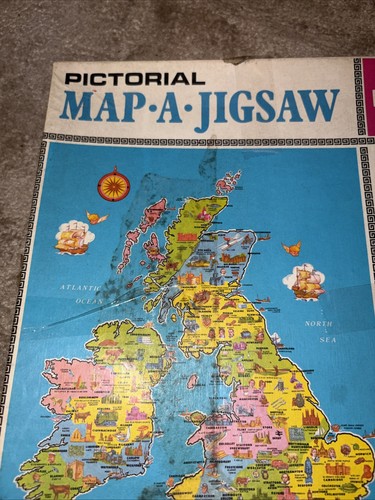 Pictorial jigsaw map the - of,
