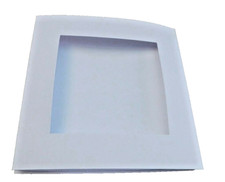 craft cards white 7.5'' x7.5'' 3fold aperture cards and envelopes pack of 5
