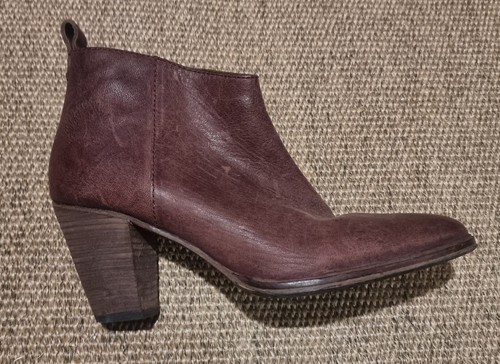 Ankle boots jigsaw brown mid - ankle,