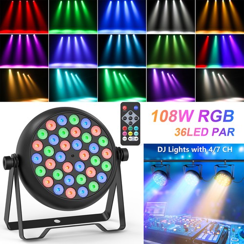 36led rgb par can lights - 36led, dmx