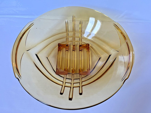 Vintage pressed glass - pressed, bowl