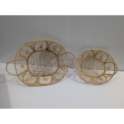 Vintage boho wicker rattan - wicker,