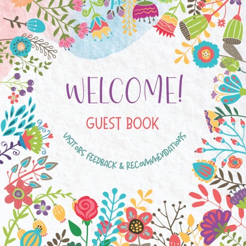 Welcome guest book - guest, visitors