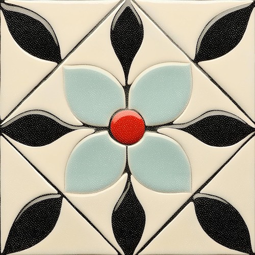 10pcs 12x12 inch - retro, floral