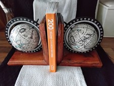 Vintage style wooden globe