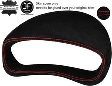 RED STITCH GAUGE SPEEDO HOOD