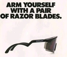 Oakley Razor blade Vintage Sunglases Right Arm