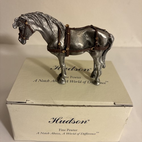 Hudson pewter villagers toby - ,