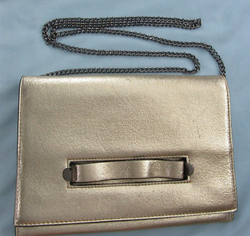 Topshop gold shoulder bag - topshop,