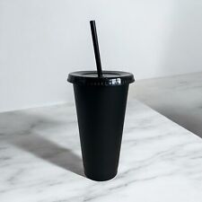 Black 24oz Cold Cup With Lid &