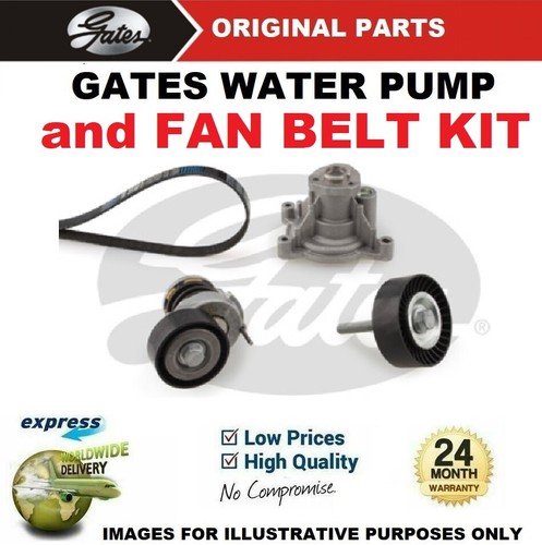 Gates water pump - +, fan