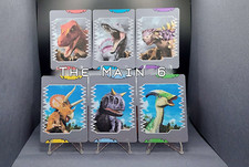 [BUNDLE] The Main 6 Dinosaur King Replica Anime Cards