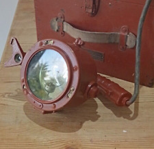 Admiralty  signalling lamp 5110.e 1945  box from motor launch Barbary T of 1910