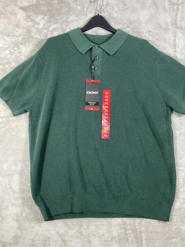 Dkny sweater polo shirt - polo, mens