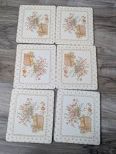 BHS Country Garland Collection Melamine Table Mats X 6 Props English 