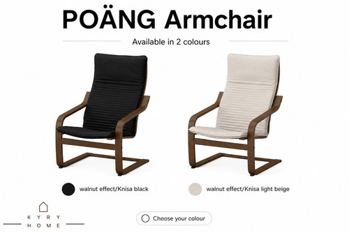 Ikea poang armchair walnut - ikea,