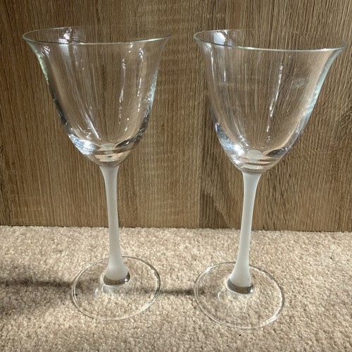 Vintage crystal wine glasses - vintage,
