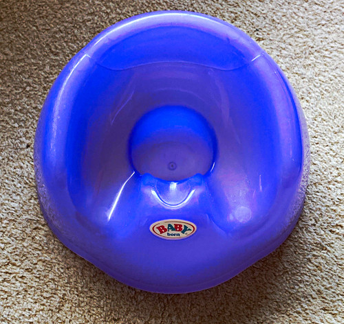 Baby born purple plastic - born, doll