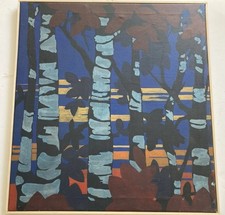 Vintage Oil Painting Abstract