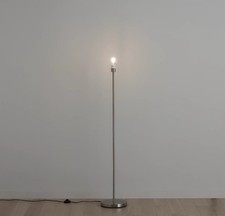 GoodHome Guiterne Brushed Chrome effect Floor lamp base