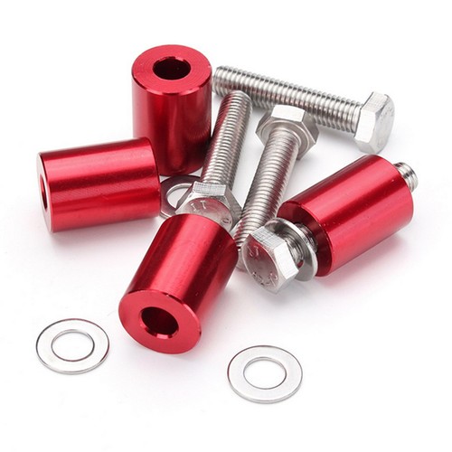 8mm red billet hood vent - red,