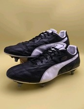 Puma King Esito Leather Football Boots 103 UK SIZE 8 Studs Classic Vintage VGC