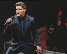 Signed MICHAEL BUBLE 10"X8"