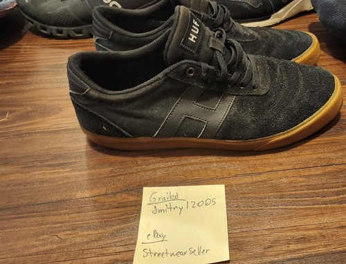 Huf shoes rubber sole - , leather