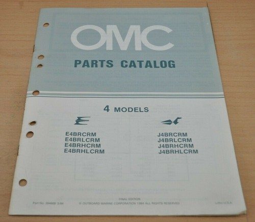 Omc models parts catalog - 4,