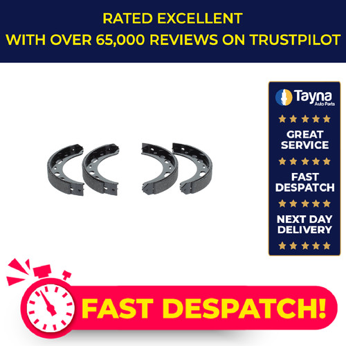 Handbrake shoes set - handbrake, fits