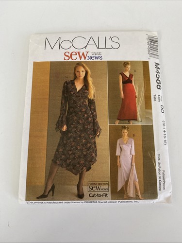 Mccall m4586 sewing pattern - mccall`s,