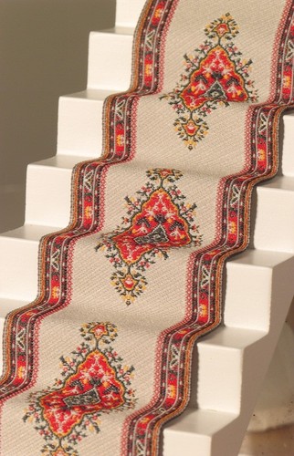 Cream red stair carpet doll - &,